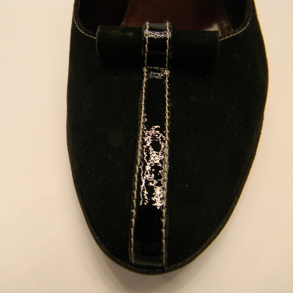 NEW RARE Chanel suede heeled slingbacks 37.5, 7.5 - Picture 2 of 8